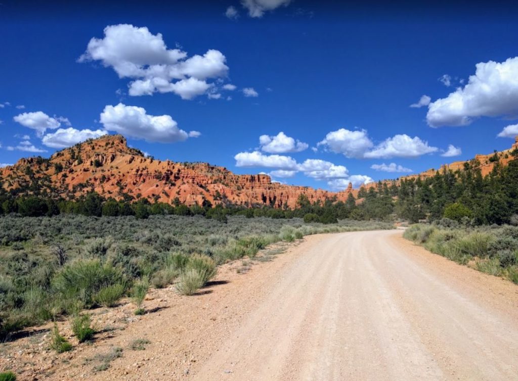 Dirt Road to Red Canyon Dixie National Forest