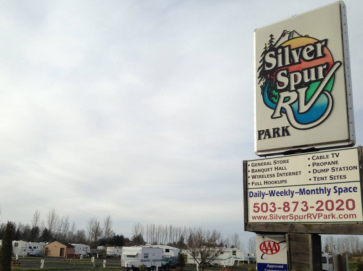 Silver Spur RV Sign