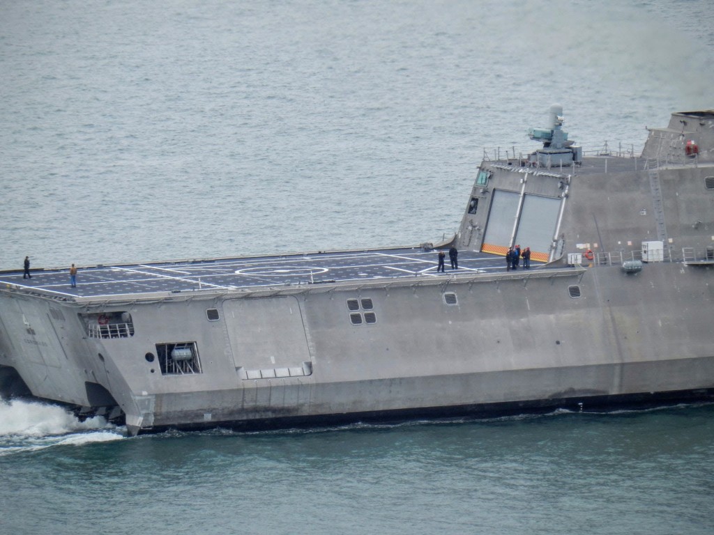 US Navy Ship Deck