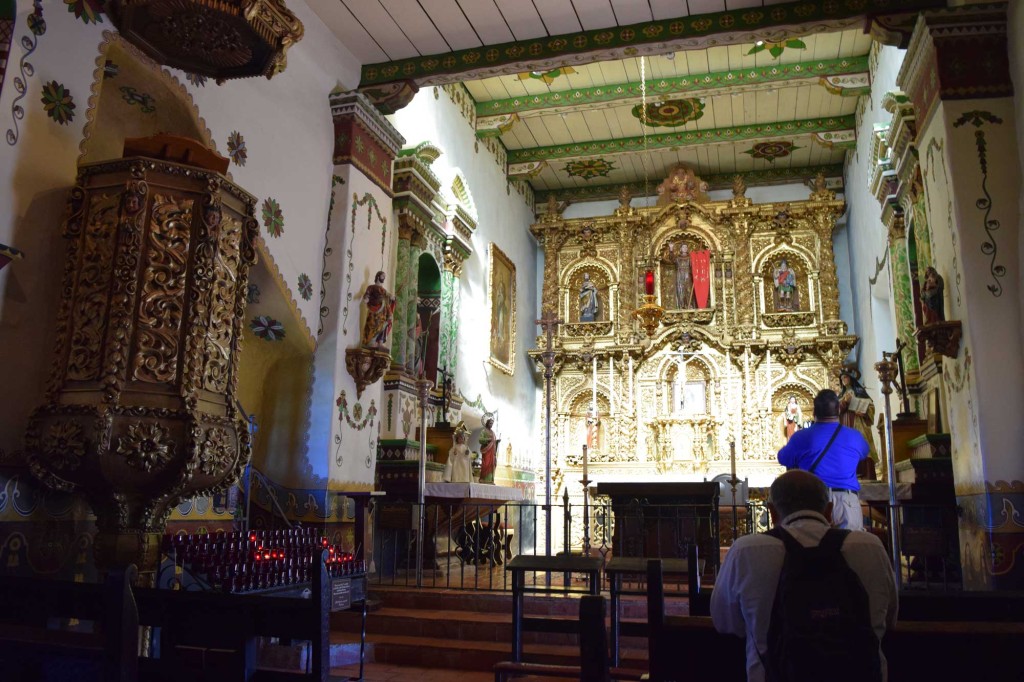 Inside Serra Chapel