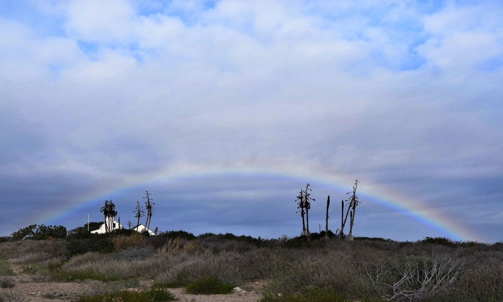 Rainbow Over the Light House