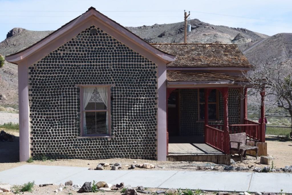 Bottle House restored for the movie, The Air Mail.