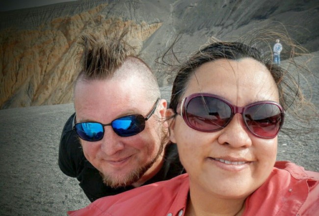 Selfies Ubehebe Crater