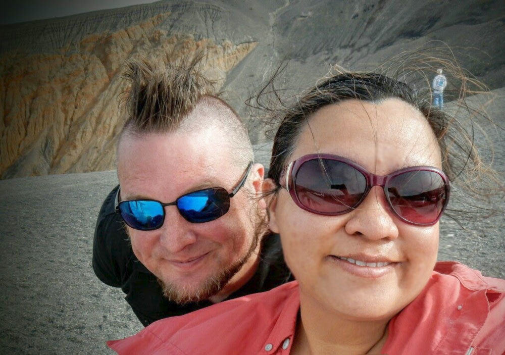 Selfies Ubehebe Crater