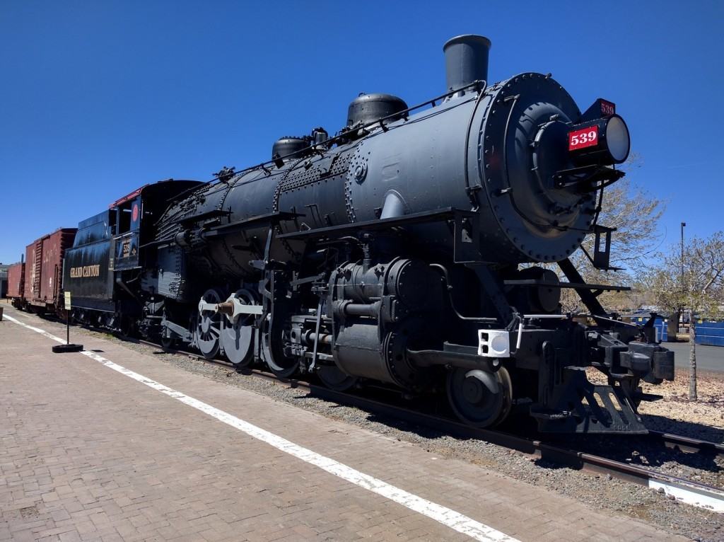 Steam Engines! At the Grand Canyon Railway RV Park and Hotel