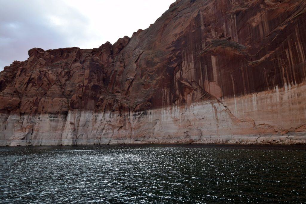 Navajo Tapestry created by water, erosion, and oxidation