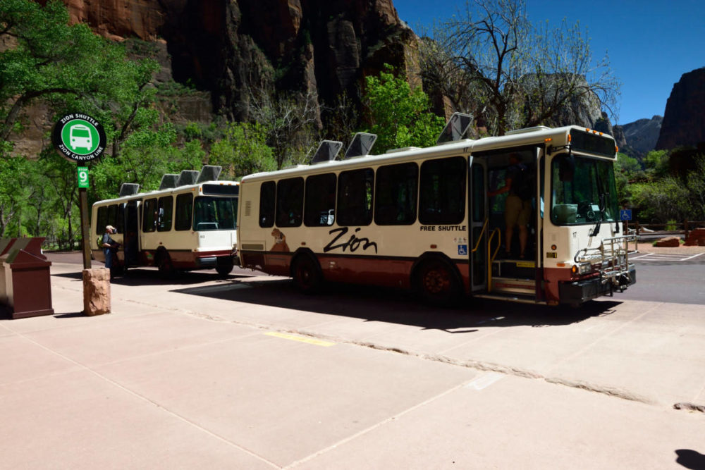 Zion Shuttle run every 15 minutes