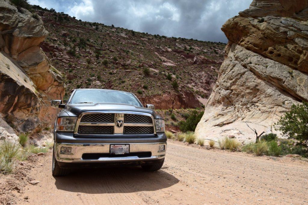 At the bottom of Burr Trail Switchbacks