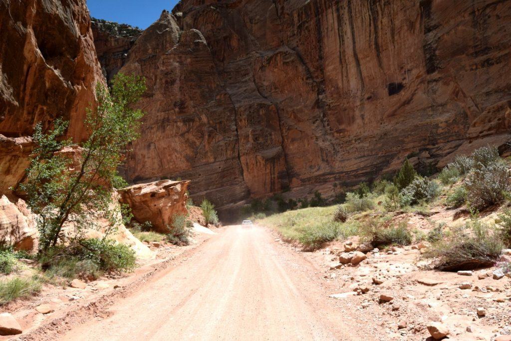 Love the off-roading inside of Capitol Gorge Drive