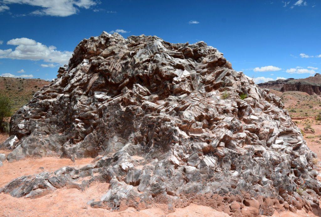 Glass Mountain is a mound of Glittering Gypsum