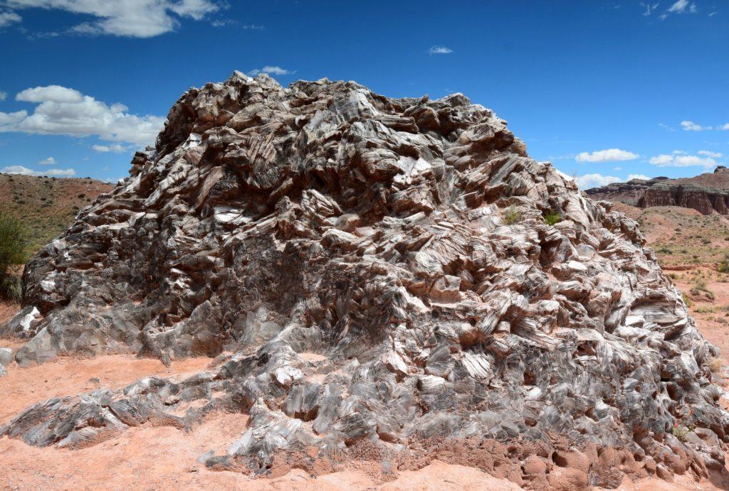 Glass Mountain is a mound of Glittering Gypsum