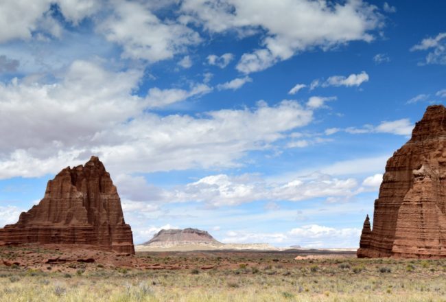 Temples from a distance