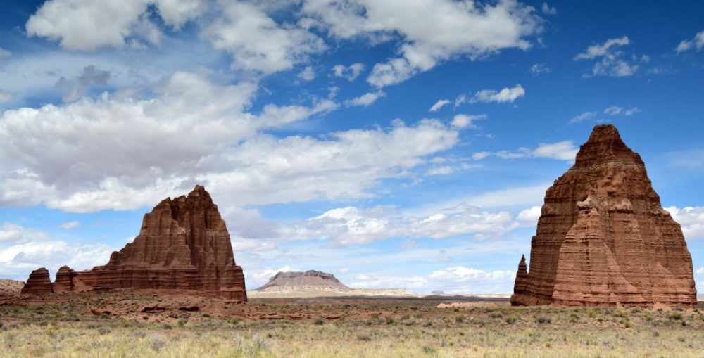 Temples from a distance