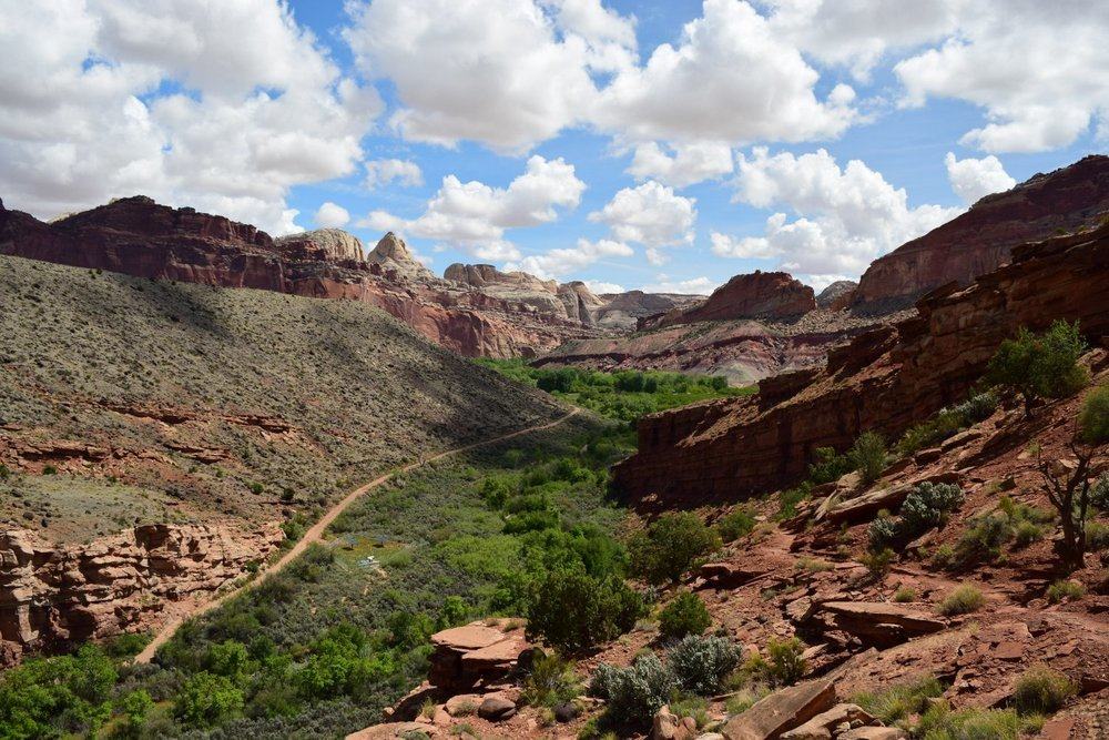 Fruita Valley from Up on the Fremont River Trail