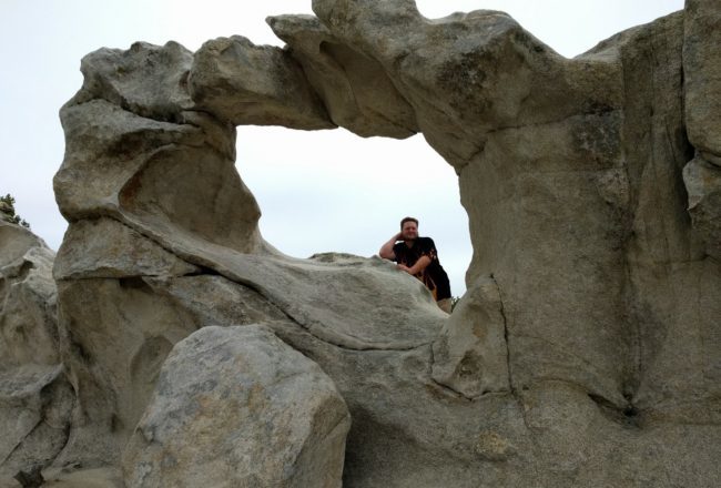 Window Arch. A granite arch, worth stopping at.