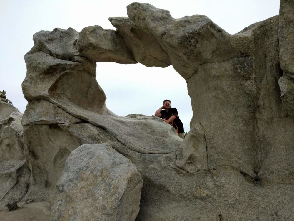 Window Arch. A granite arch, worth stopping at.