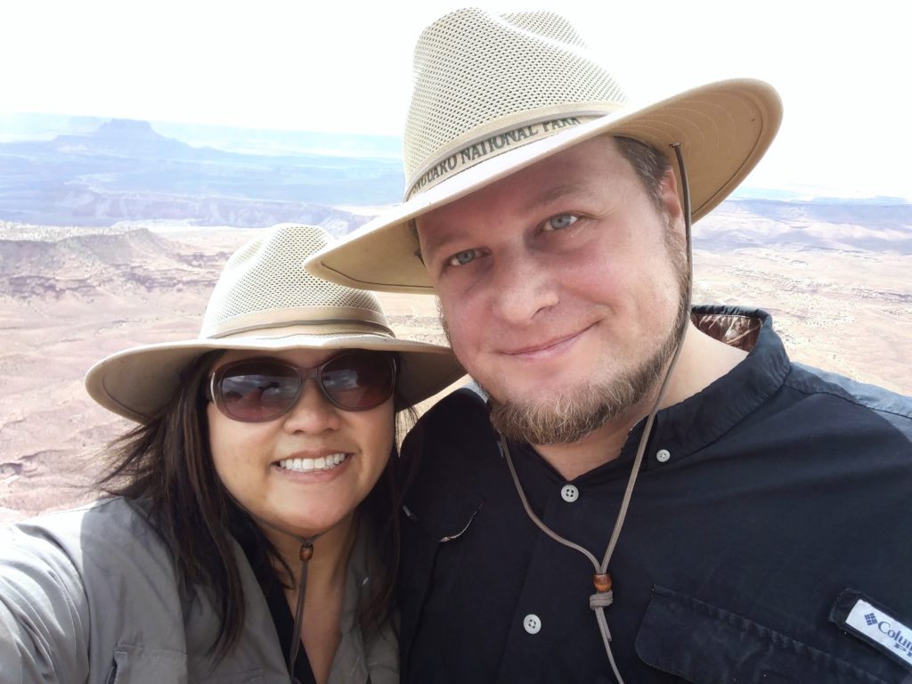 Happy us at Grand View Point