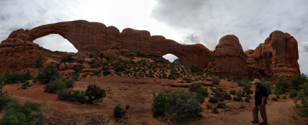 North and South Windows, from Windows Primitive Trail