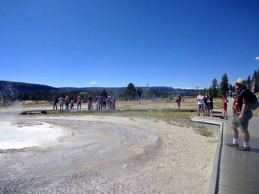 Sawmill Geyser Sprays