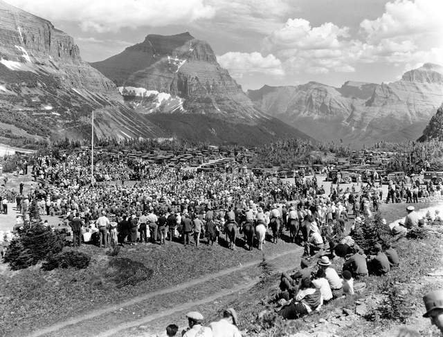 Dedication of Going-To-The-Sun Road in 1933