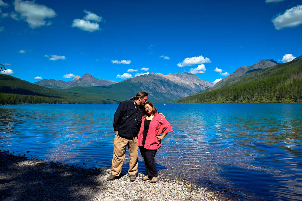 Us at Kintla Lake