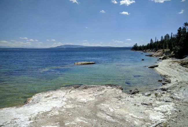 Yellowstone Lake from West Thumb