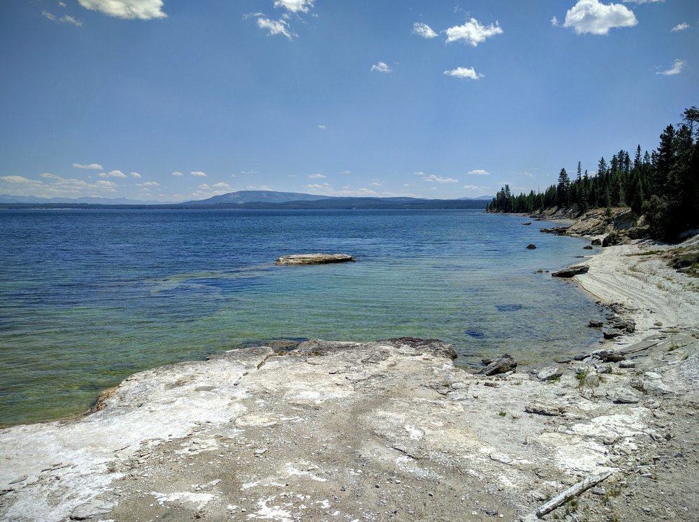 Yellowstone Lake from West Thumb