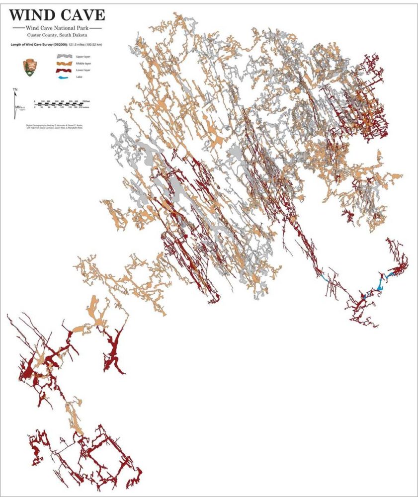 Wind Cave Map