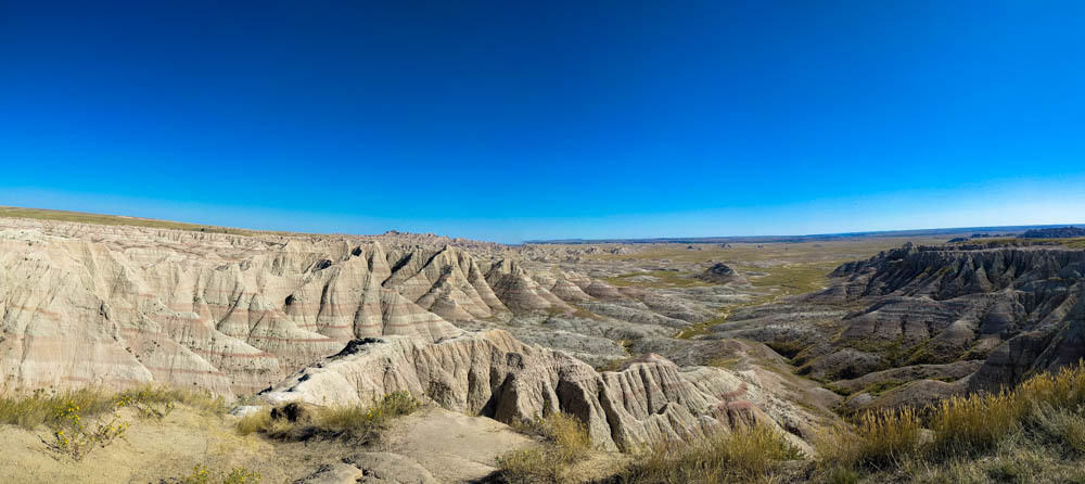 Panorama from Big Overlook at the Wall