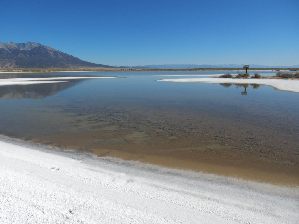 Blanca Wetlands Slowly Drying Pond