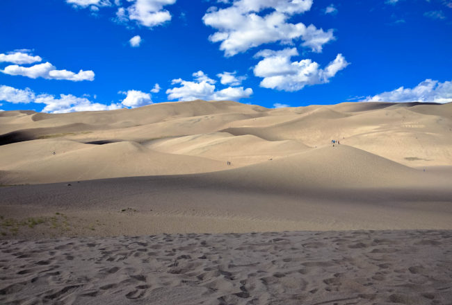 At the Base of the Sand Dunes