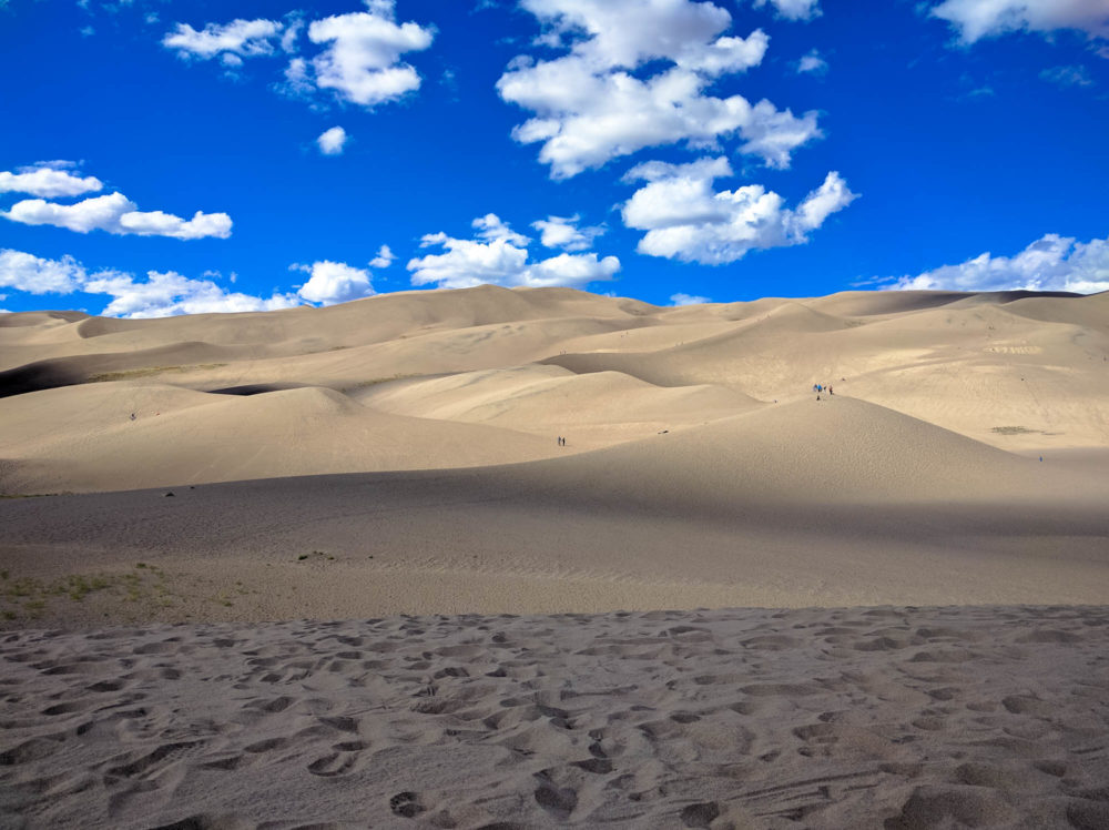 At the Base of the Sand Dunes