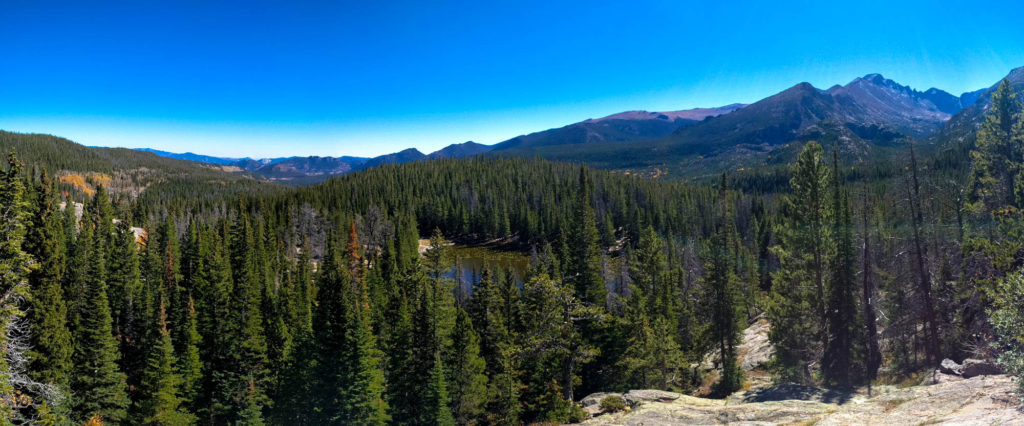 View of Nymph Lake from Above