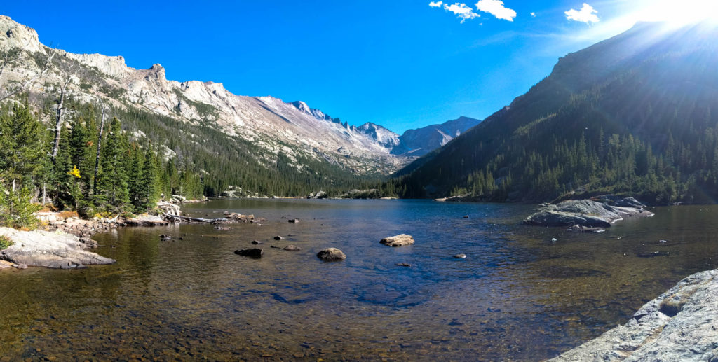  Mills Lake is named after Enos Mills, the man commonly referred to as the "father of Rocky Mountain National Park". Mills became the area's first naturalist. He made great contributions to the field that would ultimately lead to that honored profession of a park ranger.