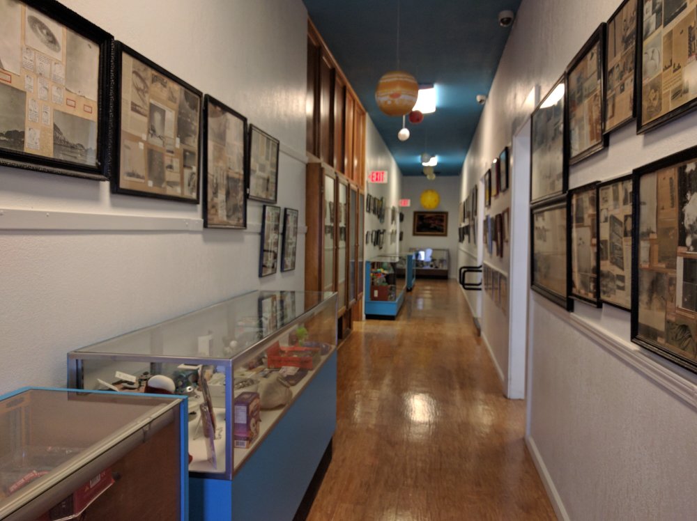 Display Cases in the Roswell UFO Library
