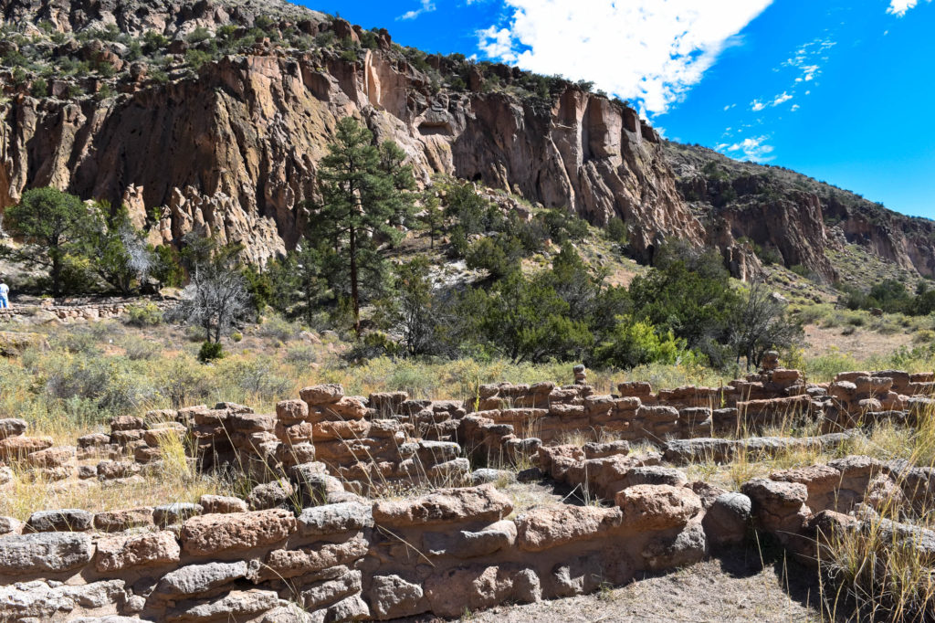 View of the Cliff From the Pueblos