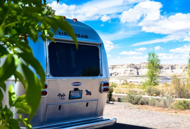 Airstream at Wahweap Campground