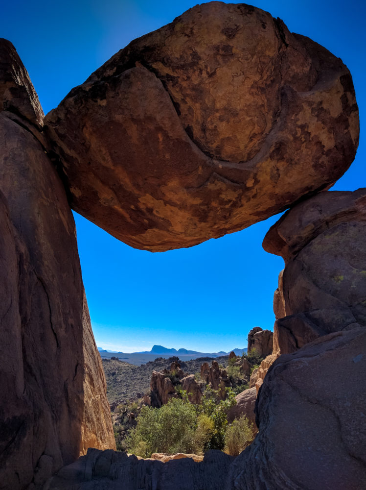 Balanced Rock in the Shadows