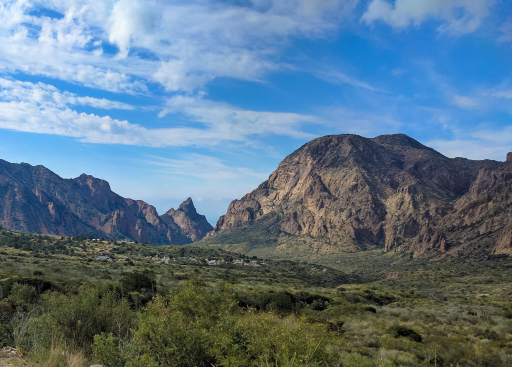 Chisos Basin from Panther Pass