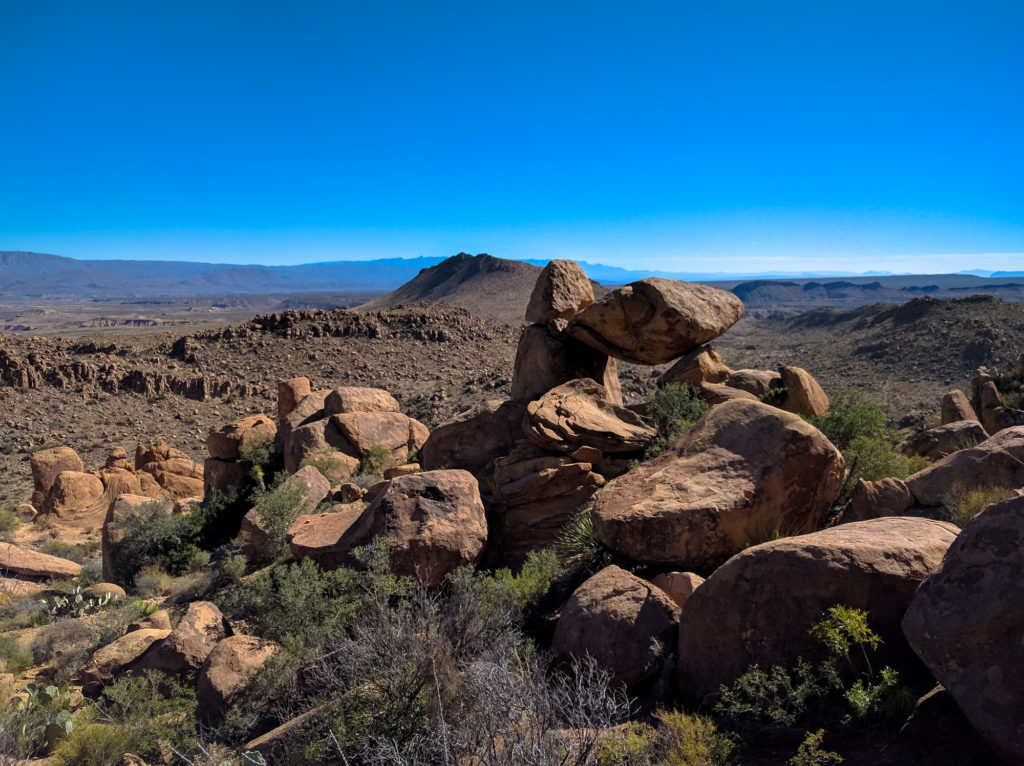  Balanced Rock at the end of Grapevine Hills Trail in Big Bend National Park