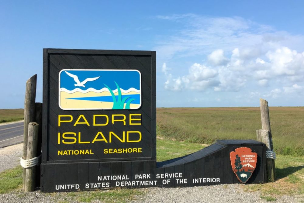 Padre Island National Seashore Sign