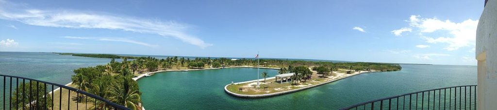 Pano view from Boca Chita Lighthouse