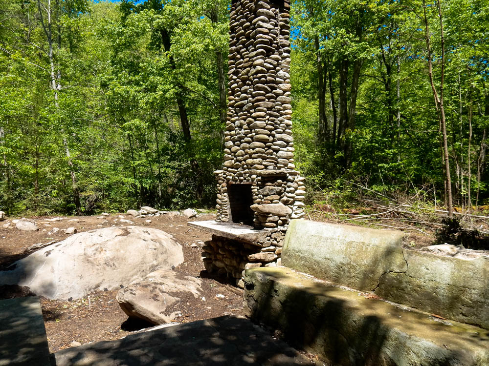Remains of a cabin near Little River & Daisy Town