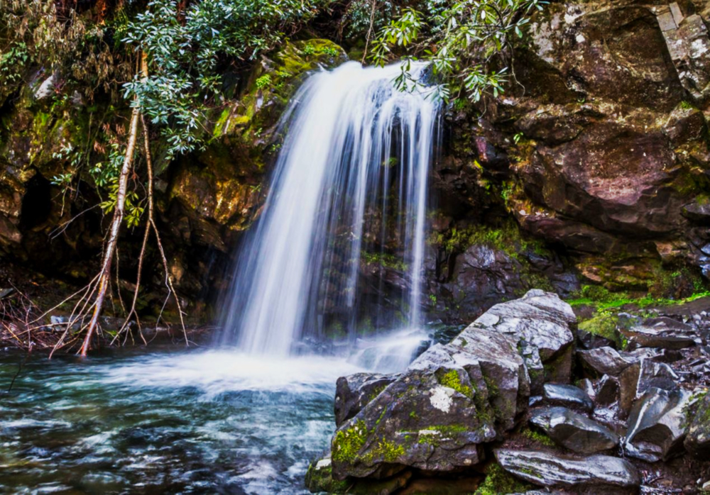 Grotto Falls - Go early in the day, and before peak season