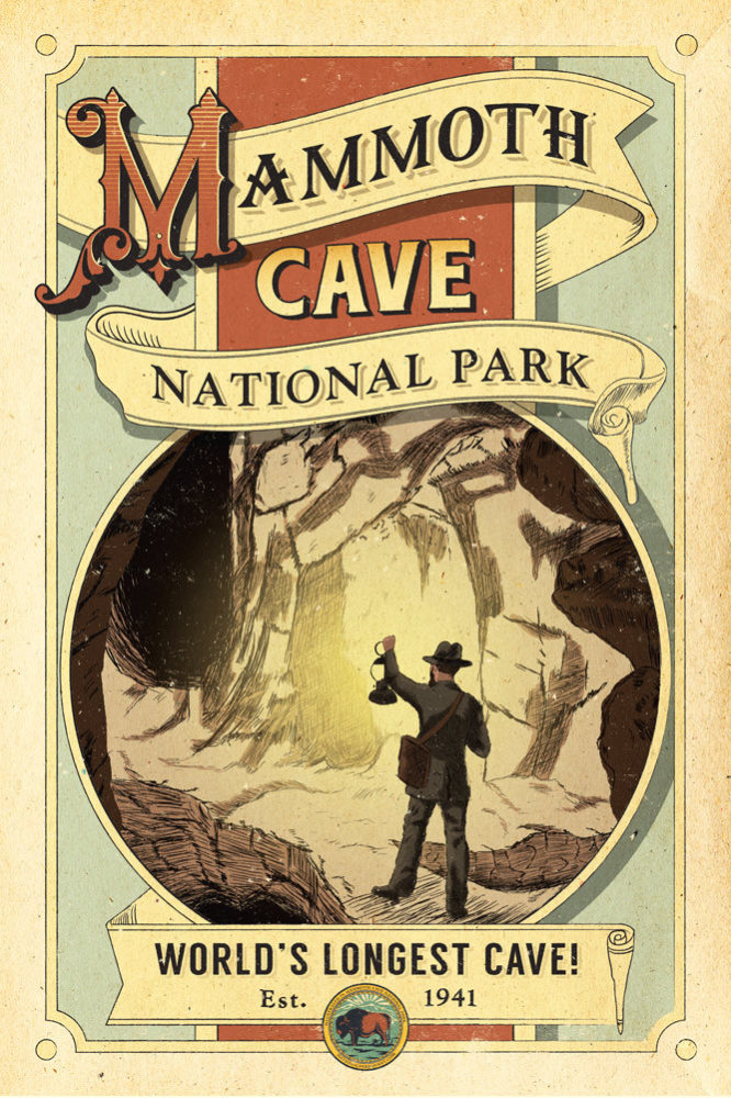 Mammoth Cave 1941 Postcard