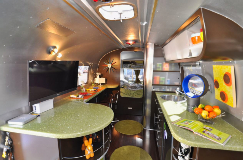 Retro Inside Airstream