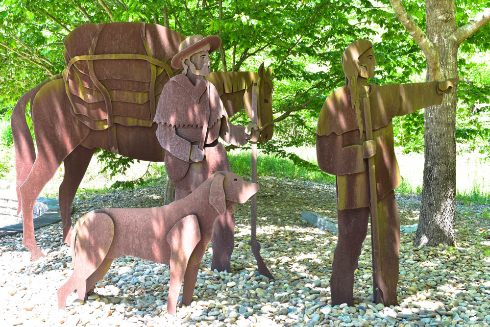 Daniel Boone Art - Near Information Center, Wilderness Road Trail head