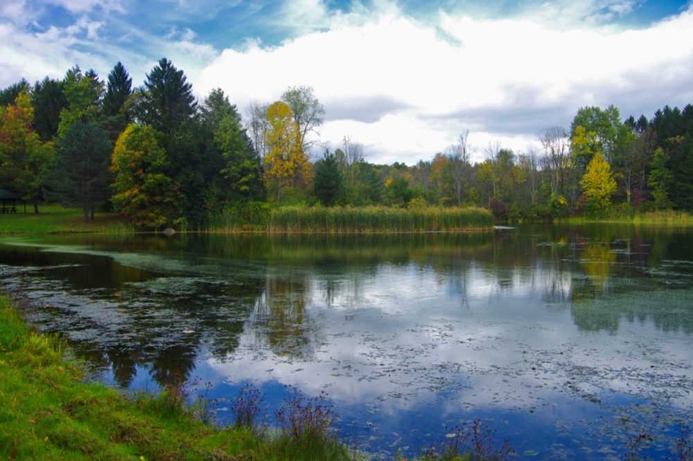 Indigo Lake - a manmade lake in the Cuyahoga Valley