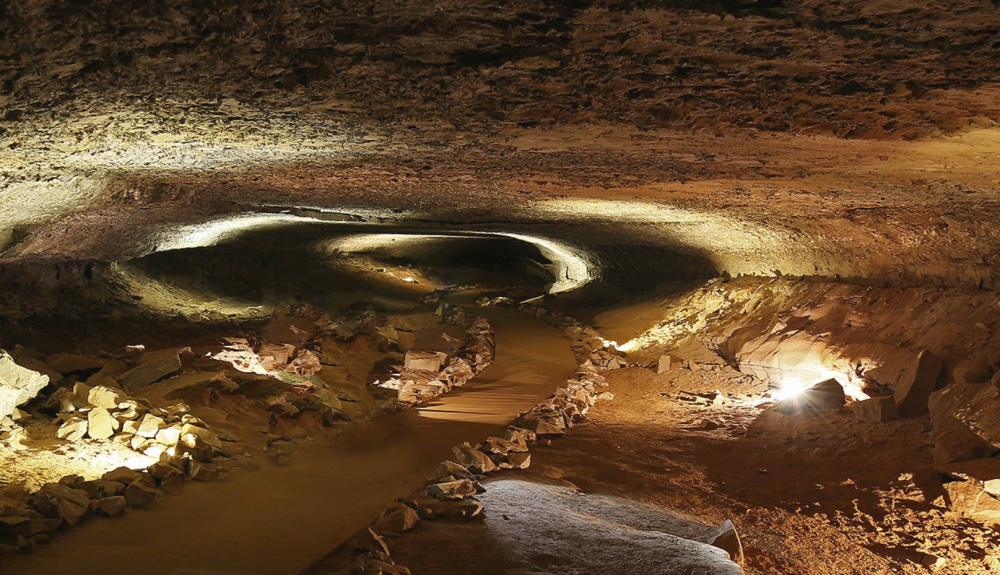 Snowball room in Mammoth Cave