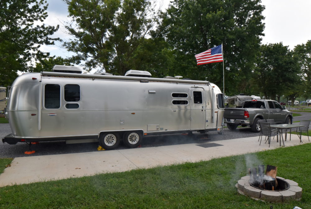 Airstream & Truck